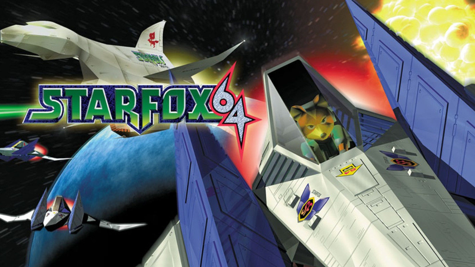 Star Fox 64 key art