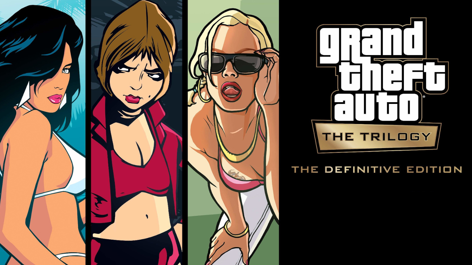 Key art for the GTA trilogy