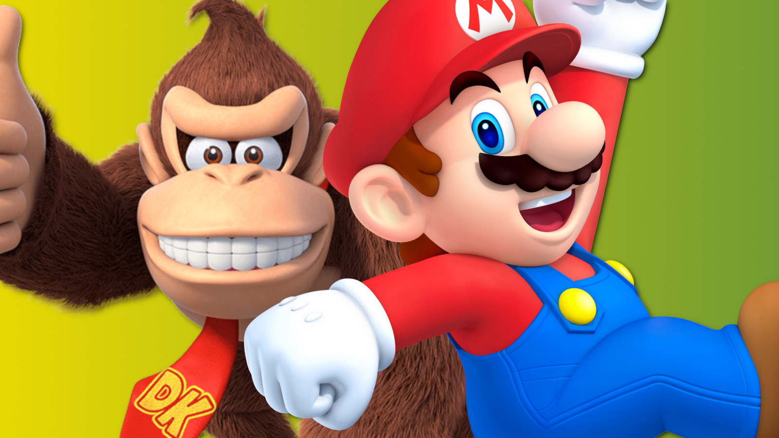 Donkey Kong and Mario together